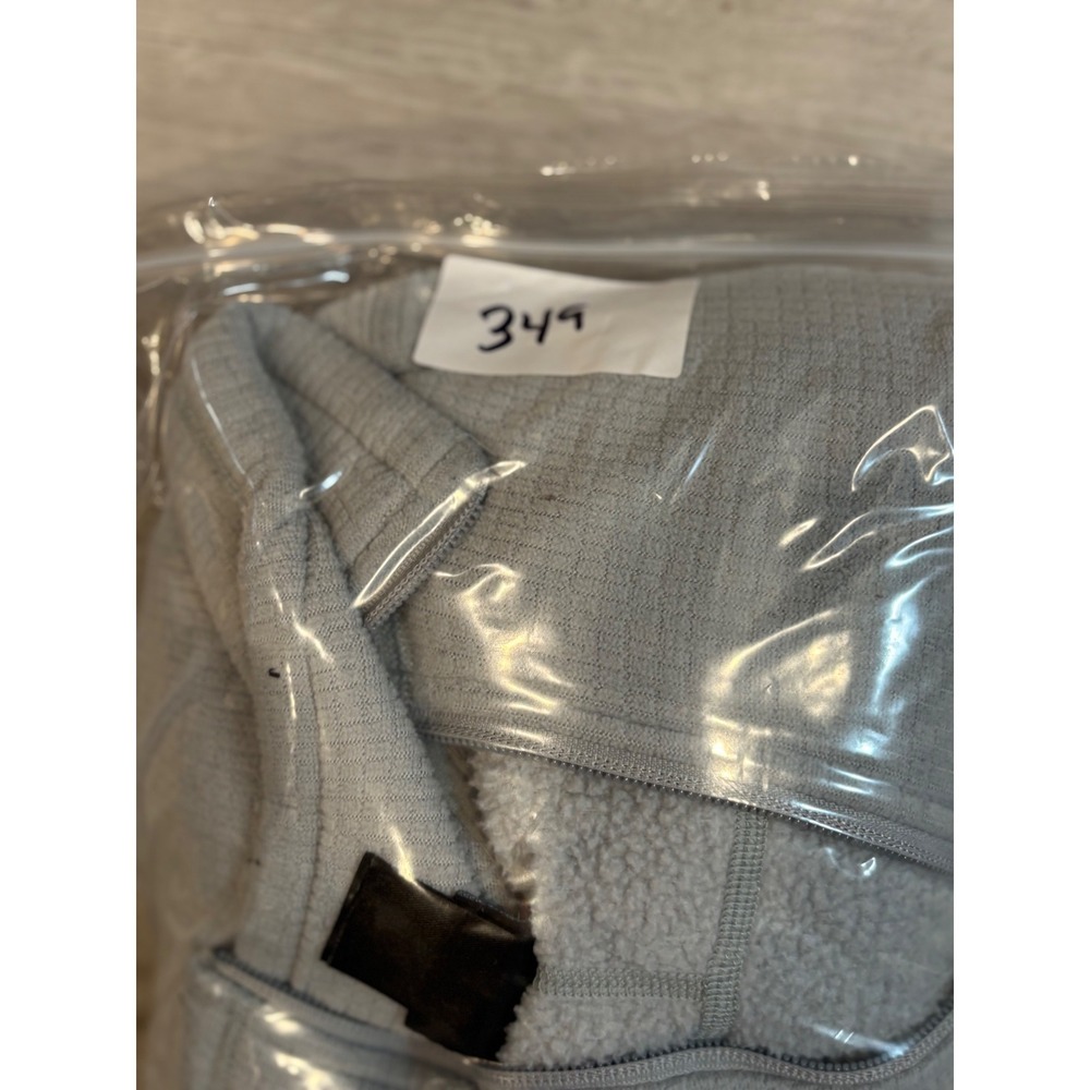 The North Face TKA 100 Mens Quarter Zip Fleece Pullover Light Grey Large - Picture 9 of 9